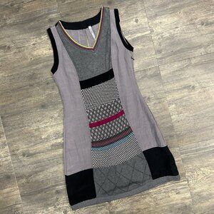 Pianurastudio Women Dress Size‎ 44 Wool Hemp Cotton Sleeveless